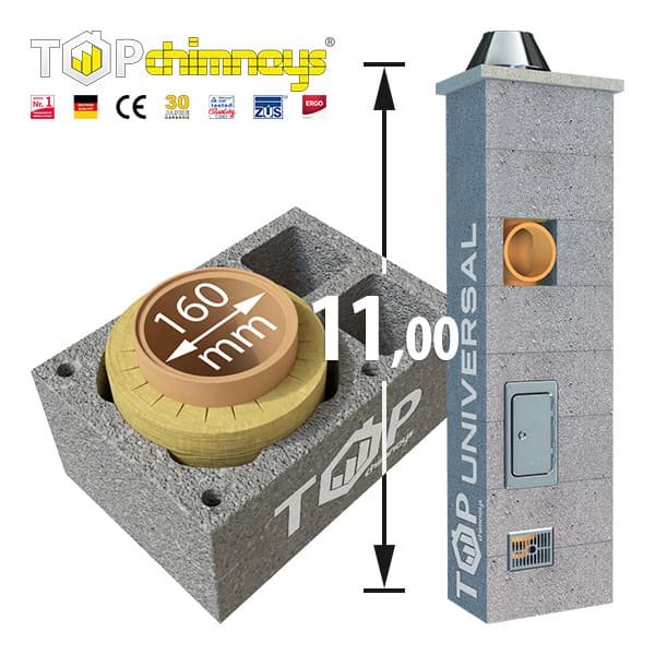 kaminai-top-chimneys-d160-kw2-1100